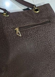 Da Milano Brown Tote Bag