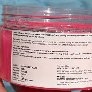 Perfumed Flamingo Pink sugar Body Scrub