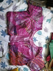 Saree With Stiched Blouse