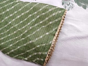 Green Striped Kurta