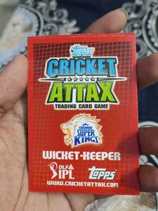 Cricket Trading Cards - Dhoni &amp; Kohli