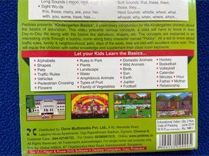 Peppbles Phonics &amp; KG Basics DVD for Kids