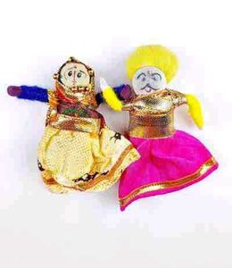Vintage Handmade Indian Puppets