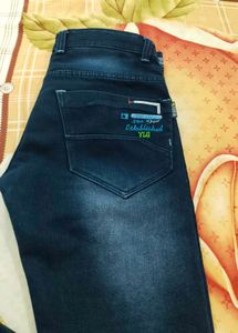 Dark Blue Denim Jeans