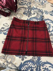 Mini Woollen Skirt