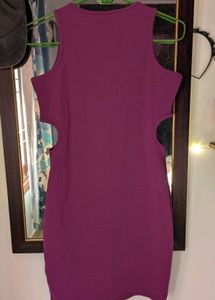Lavander Bodycon Mini Dress