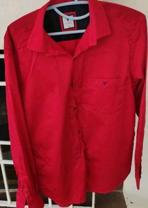 Red Casual Shirt