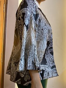 JACLYN SMITH Vintage pailsey Print Shirt