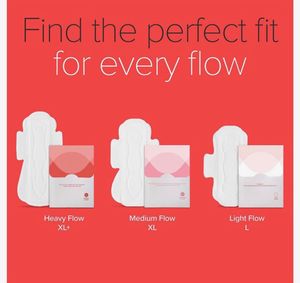 Nua Heavy Flow XL+ Sanitary Pads (30 Count)