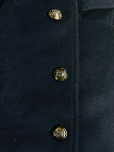 Elegant Navy Blue Trench Coat