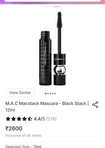 Combo M.A.C Macstack Mascara - Black Stack &amp; M.A.C