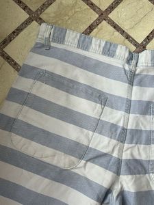 Noun Branded Stripped Shorts