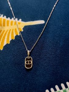 Elegant Silver-Tone Pendant Necklace