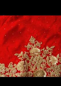 Red Bridal Saree