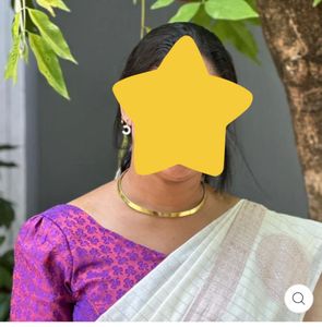 Gold finish Neck Cuff Choker