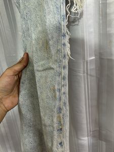 Distressed Acid Wash Jeans