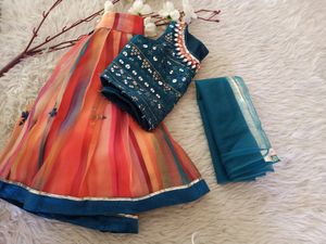 Multicolor Lehanga For Babygirl
