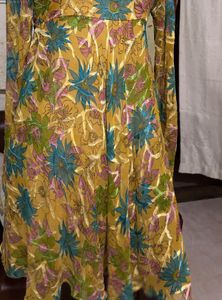 Floral Print Long Sleeve Dress🤍💖✨