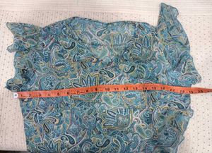 Paisley Ruffle Blouse