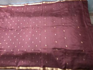 Embellished KanchiPattuSaree With Patterned Blouse