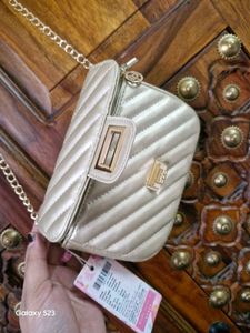 Lino Perros Gold Toned Sling Bag(NO TAGS)