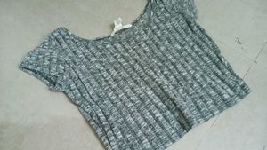 Forever 21 Gray Top