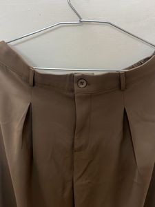 Brown Wide Leg Pants