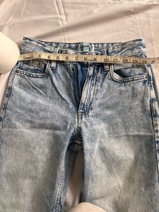 Wide Leg Denim Jeans