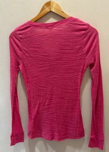 Pink Long Sleeve Top