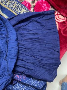 Ethnic Blue Skirt