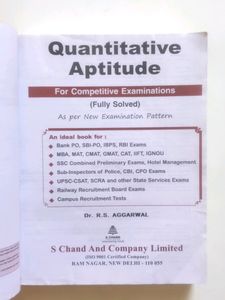 Quantative Aptitude For Competetive Exams
