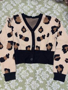 Leopard Print Cardigan