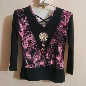 🆕 Stylish Floral Short Top