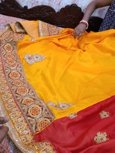 Gorgeous Yellow Saree