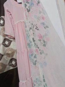 Elegant Pink Ethnic Gown