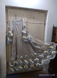 Floral Applique Maxi Dress