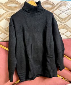 Black Turtleneck Sweater