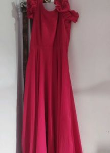 Elegant Pink Maxi Dress