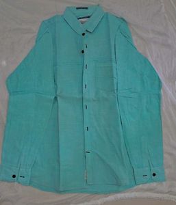 Men's Mint Green Casual Shirt
