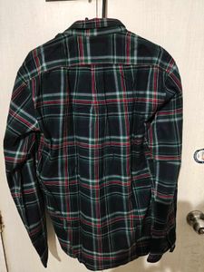 Plaid Long Sleeve Button-Down Shirt