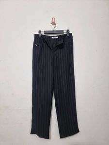 Striped Black Trousers