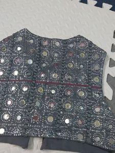 Mirror Work Gujarati Style Jacket