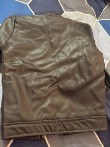 Black Faux Leather Jacket