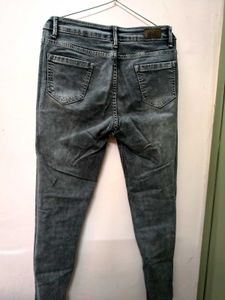Gray Denim Jeans