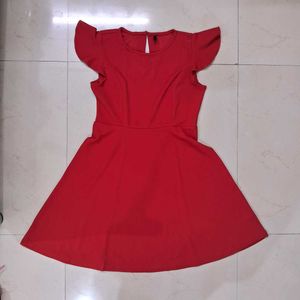 Red Fit & Flare Dress