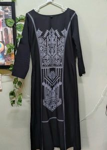 Black Kurta Top