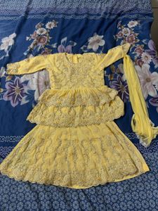 Yellow Wedding Lehenga Dress