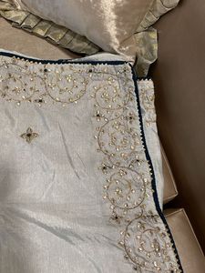 Beautiful Saree With Handwork Gotta Patti