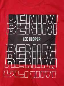 Lee Cooper Denim Graphic Tee