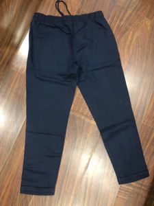 Casual Navy Blue Lower Waist 32